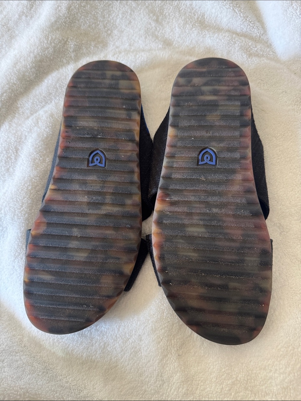 Rothy's Black Cross-Strap Slide Sandals - Picture 4 of 4